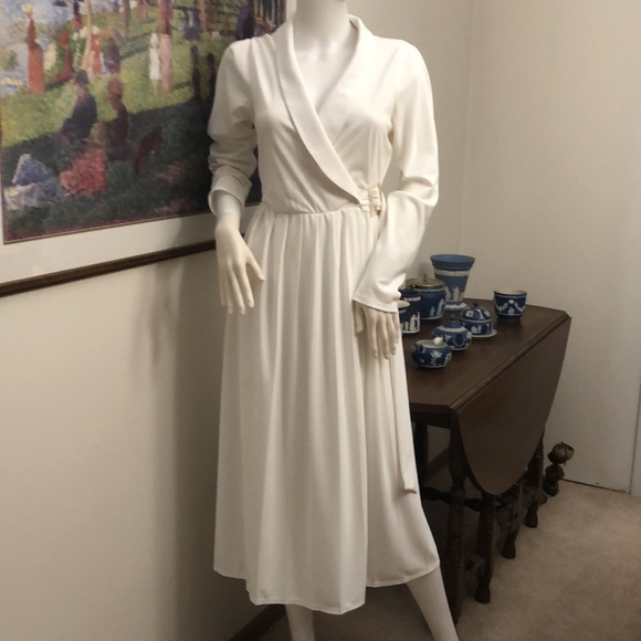 ASOS Ivory Shirt Dress Size 8 - Picture 6 of 10